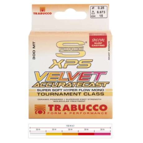 Волосінь Trabucco S-FORCE XPS Velvet Accurate Cast 300 м