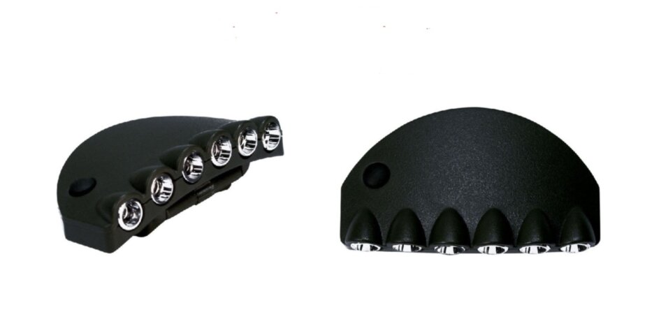 Ліхтар для кепки Trabucco Caps Light W/Battery Black