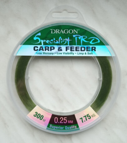 Волосінь Dragon Specialist Pro Carp & Feeder 300 м