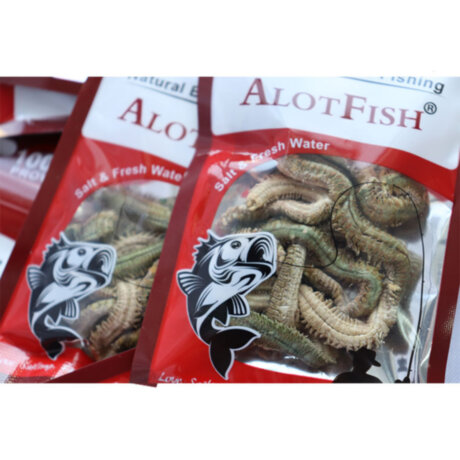 Сушений морський черв'як Нереїс AlotFish 100% натуральний для лову пеленгасу