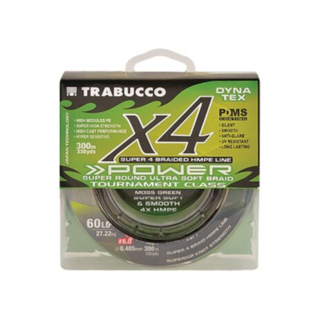Шнур Trabucco Dyna-Tex X4 Power Moss Green 150 м