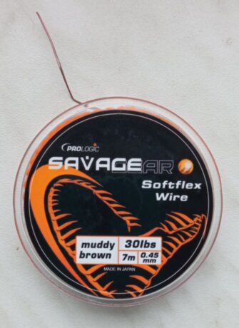 Повідковий матеріал Prologic Savage Softflex wire Muddy Brown