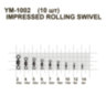 Вертлюжок MiniMax Impressed rolling swivel YM-1002