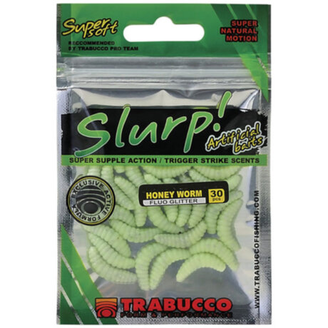 Штучна личинка жука Trabucco Slurp Bait Honey Worm
