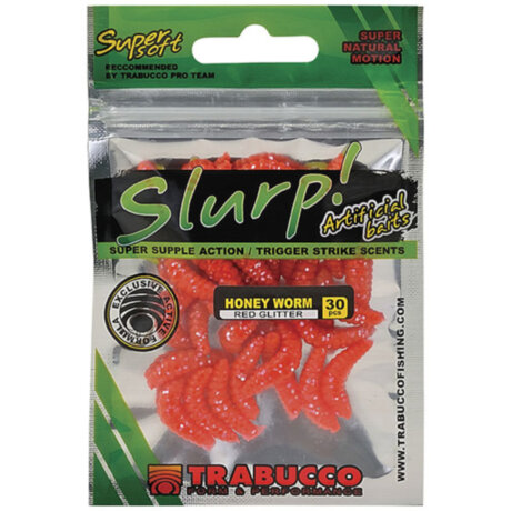 Штучна личинка жука Trabucco Slurp Bait Honey Worm