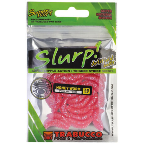 Штучна личинка жука Trabucco Slurp Bait Honey Worm