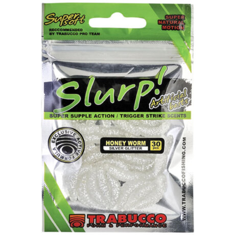 Штучна личинка жука Trabucco Slurp Bait Honey Worm
