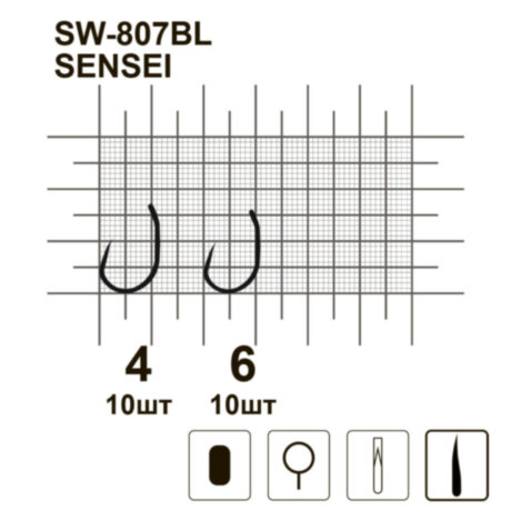 Гачок MiniMax Sensei SW-807BL