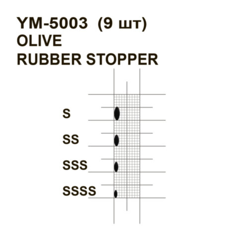 Стопор для поплавця MiniMax Oliver Rubber Stopper YM-5003