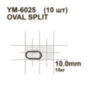 Кільце заводне овальне MiniMax Oval Split YM-6025
