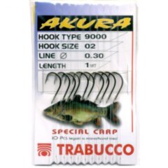 Гачок з повідцем Trabucco Akura Carp 9000 BN
