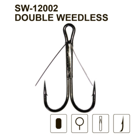 Двійник незачіпляйка MiniMax Double Weedless BLN SW-12002
