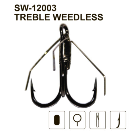 Трійник незачіпляйка MiniMax Treble Weedless BLN SW-12003
