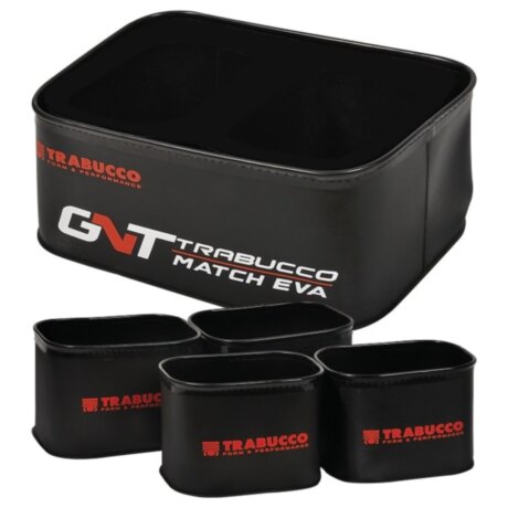Ємності для прикормки Trabucco GNT Match EVA Groundbait Mini Bowl Set 1+4