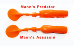 Віброхвіст Mann's Assassin М-076, 9 см