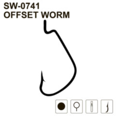 Офсетний гачок MiniMax Offset Worm SW-0741