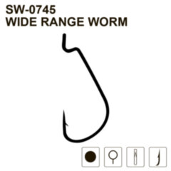 Гачок офсетний MiniMax Wide Range Worm SW-0745