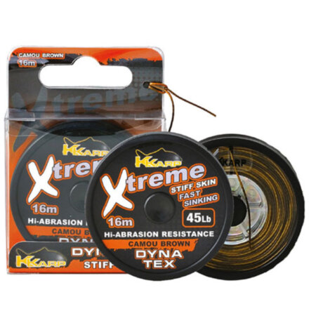 Повідковий матеріал Trabucco K-Karp DT Xtreme Stiff Skin Camo Brown