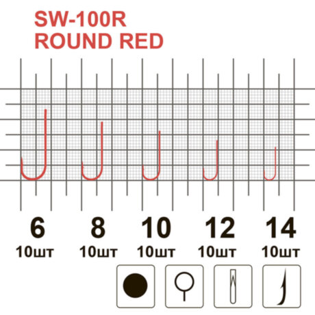 Гачок MiniMax Round Red SW-100R