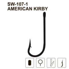 Рибальський гачок MiniMax American Kirby SW-107-1