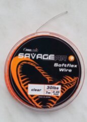 Повідковий матеріал Prologic Savage Softflex wire Clear