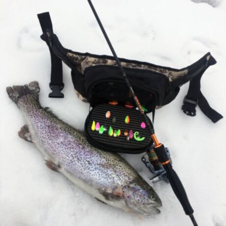 Поясна сумка Dragon Street Fishing з планшеткою для блешень