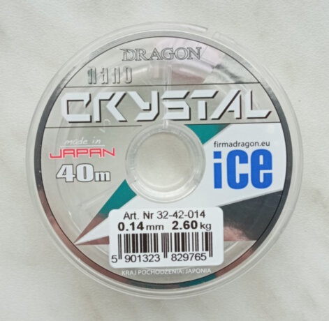 Волосінь зимова Dragon Crystal Nano Ice 40 м