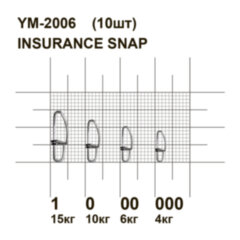 Застібка американка MiniMax Insurance Snap YM-2006