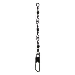 Вертлюжок потрійний із засувкою MiniMax 3-joint Barrel Swivels with Safety Snap YM-3708
