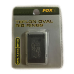 Кільця овальні для монтажу Fox Teflon Oval Rig Rings 4.5 мм