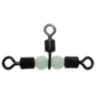 Вертлюжок потрійний MiniMax Gross-line Rolling Swivel with Pearl Beads YM-1027